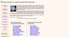 Desktop Screenshot of nature-downloads.naturesounds.ca